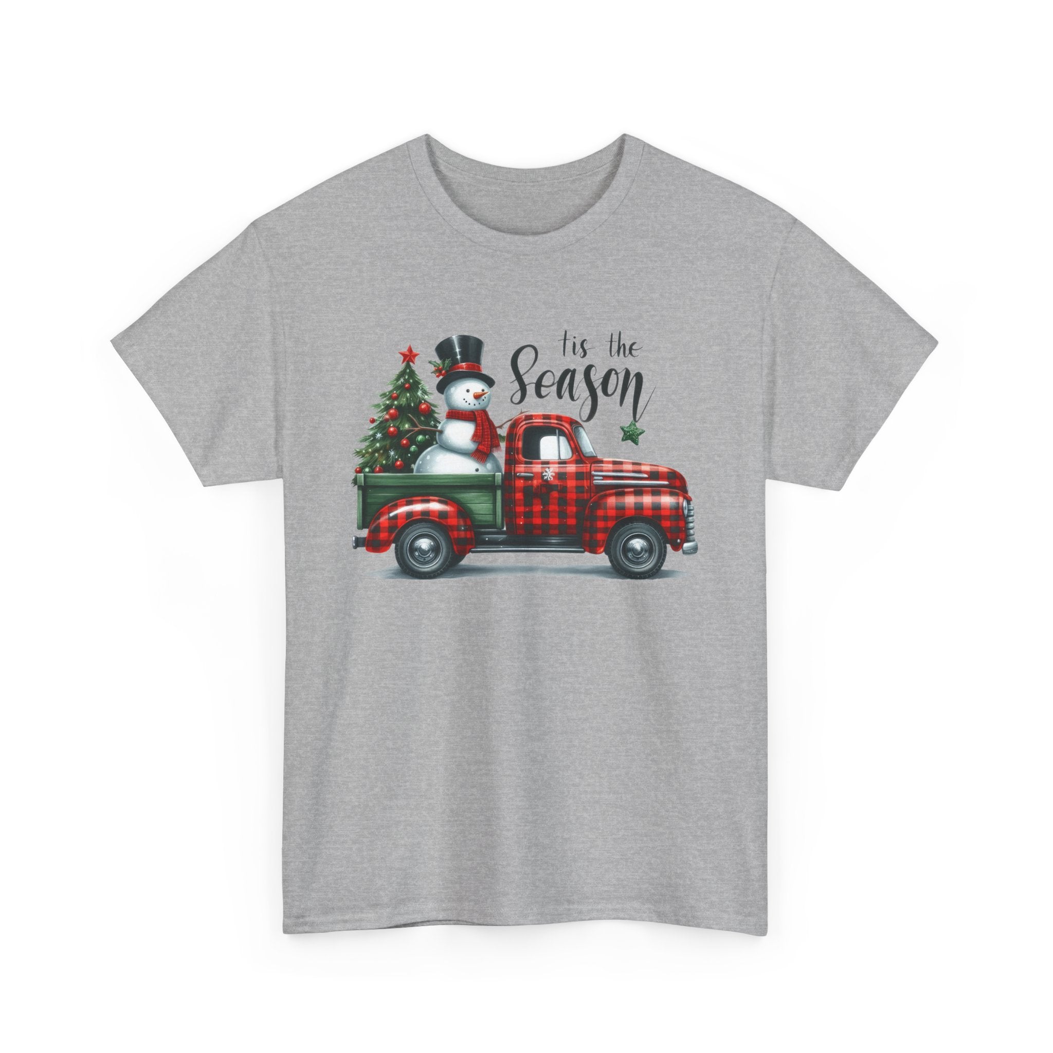 "Tis the Season" Heavy Cotton Tee - Festive Holiday Shirt