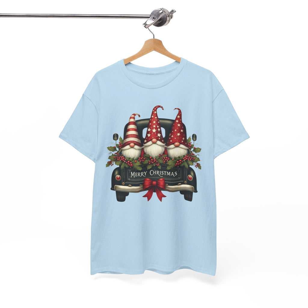 Christmas Gnome Truck Tee — Merry Christmas Holiday Shirt