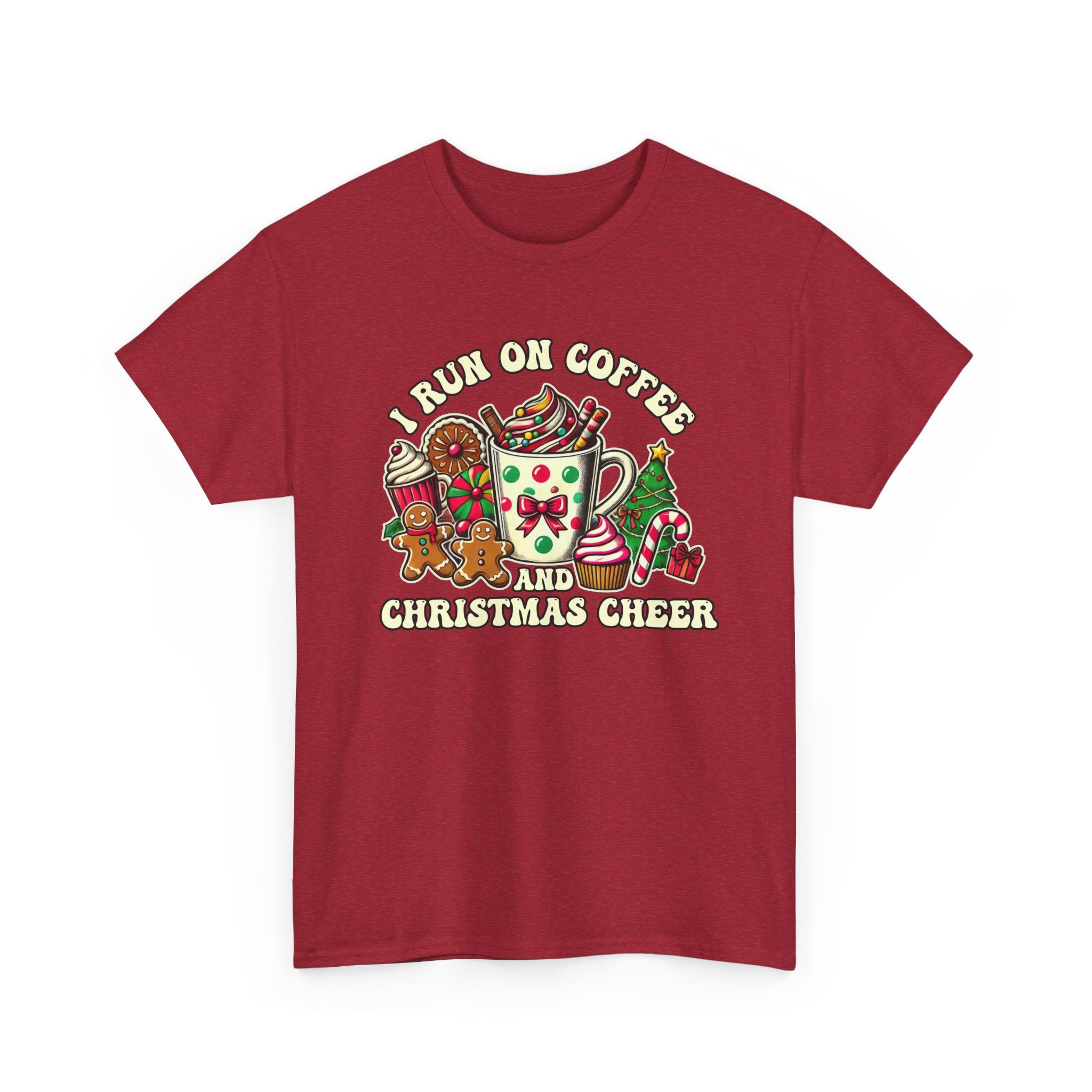 Funny Christmas Coffee Heavy Cotton Tee