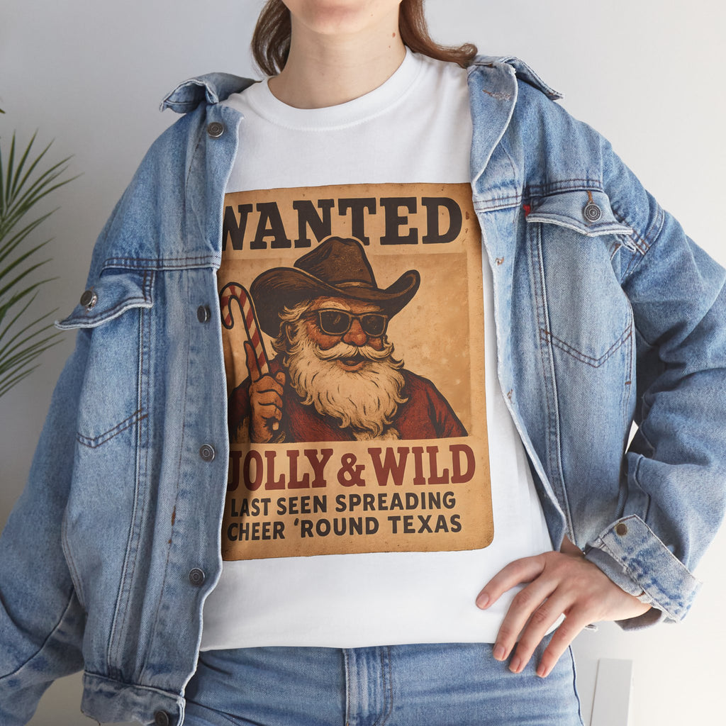 Wanted Jolly & Wild Santa T‑Shirt