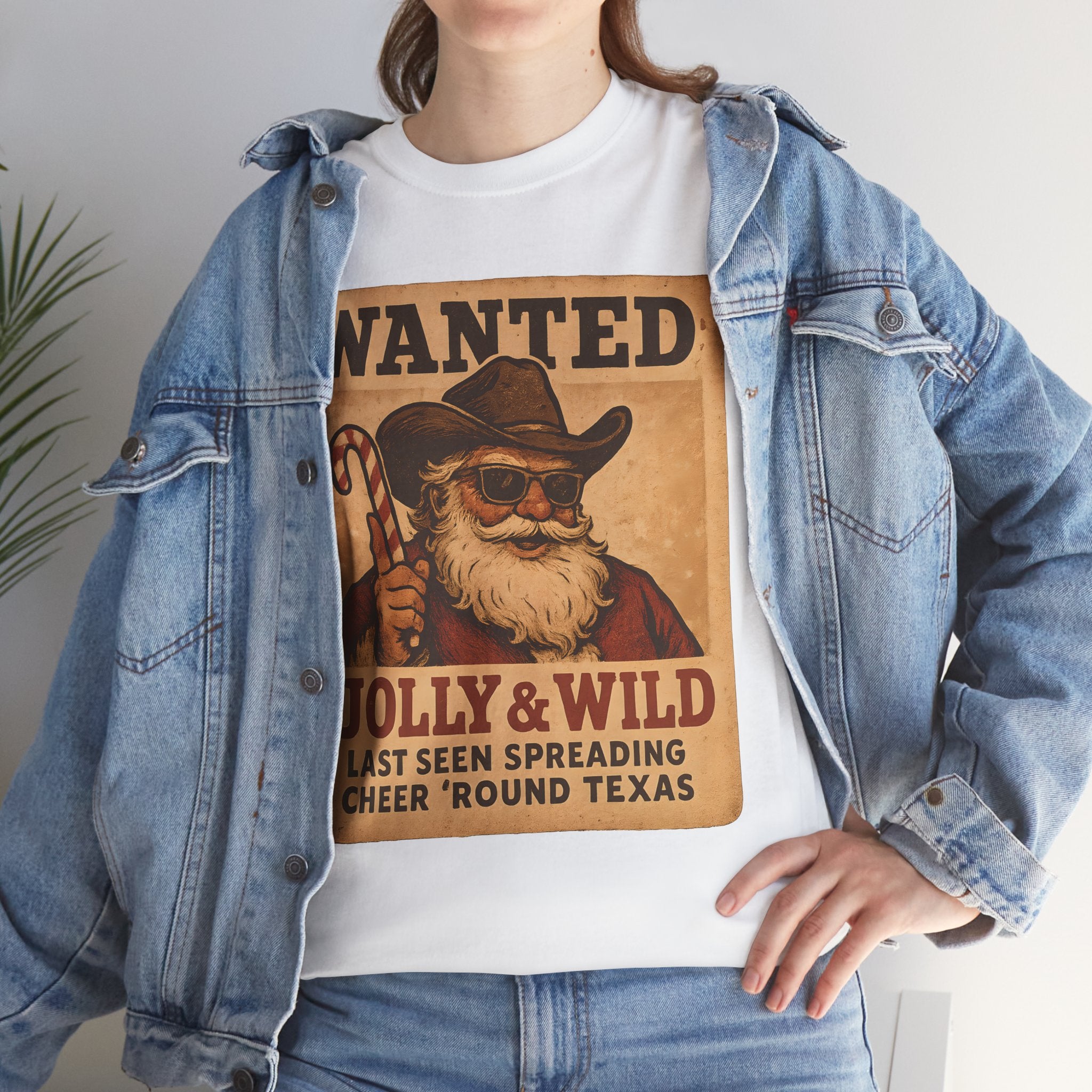 Wanted Jolly & Wild Santa T‑Shirt
