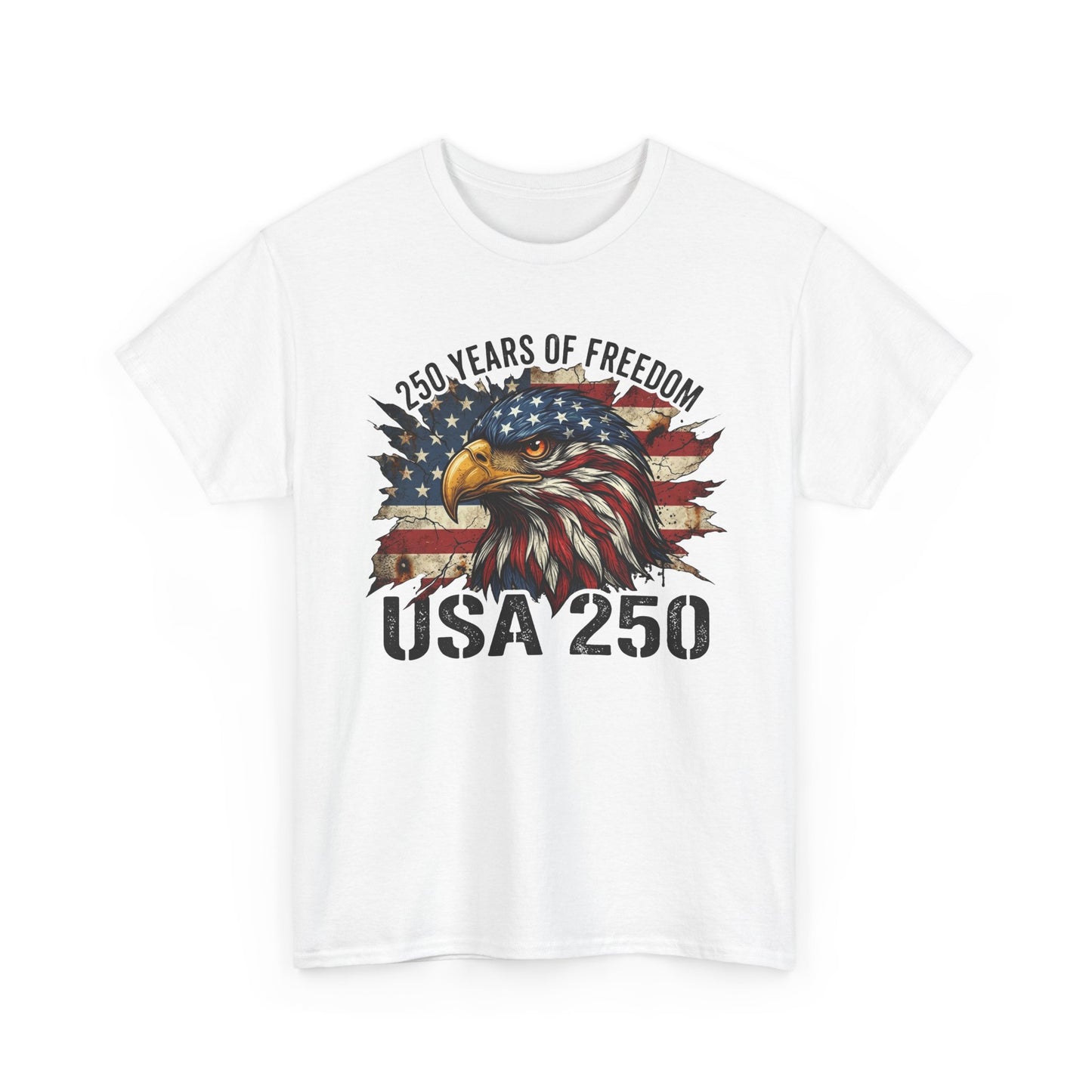 USA 250 Eagle T-Shirt — 250 Years of Freedom Patriotic Tee