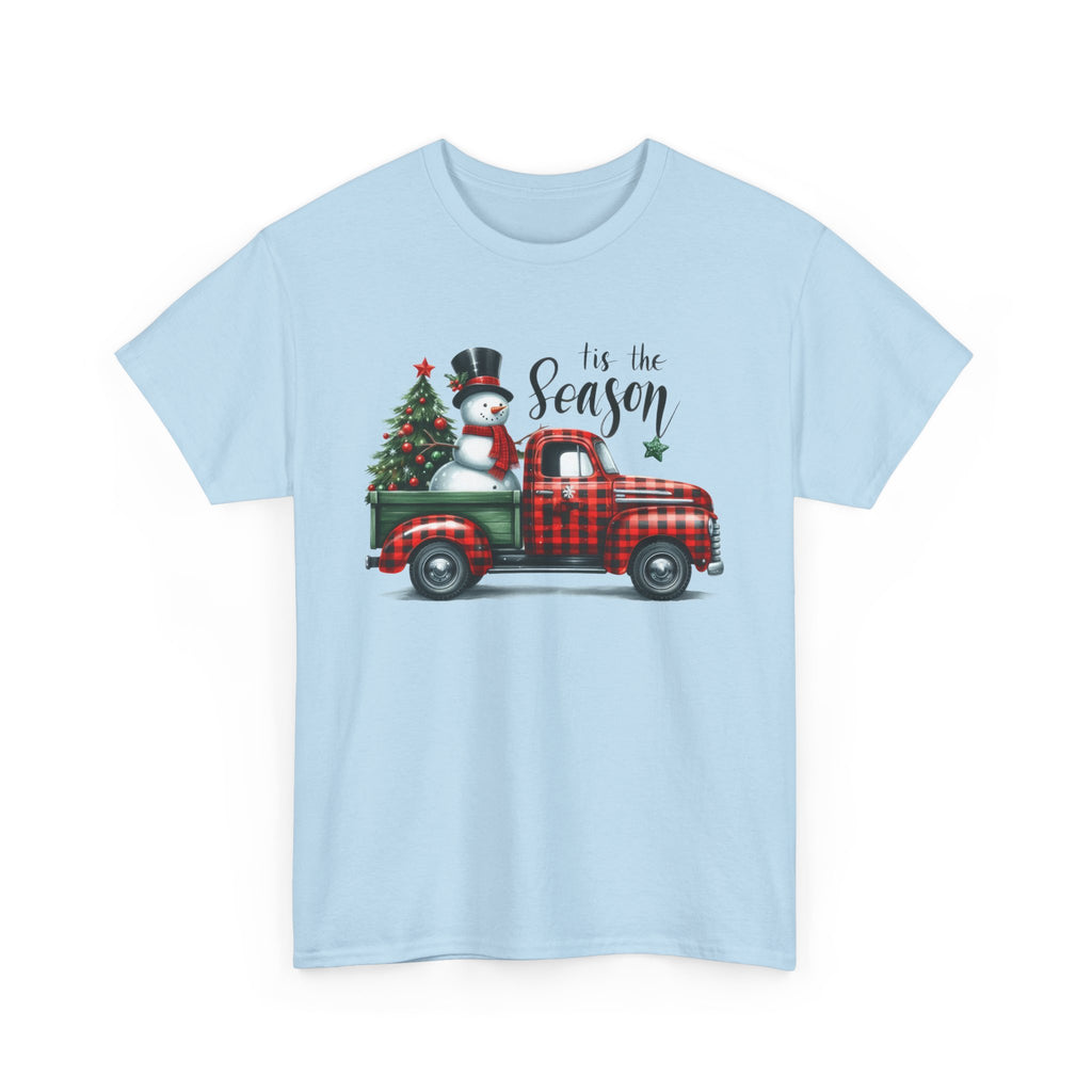"Tis the Season" Heavy Cotton Tee - Festive Holiday Shirt