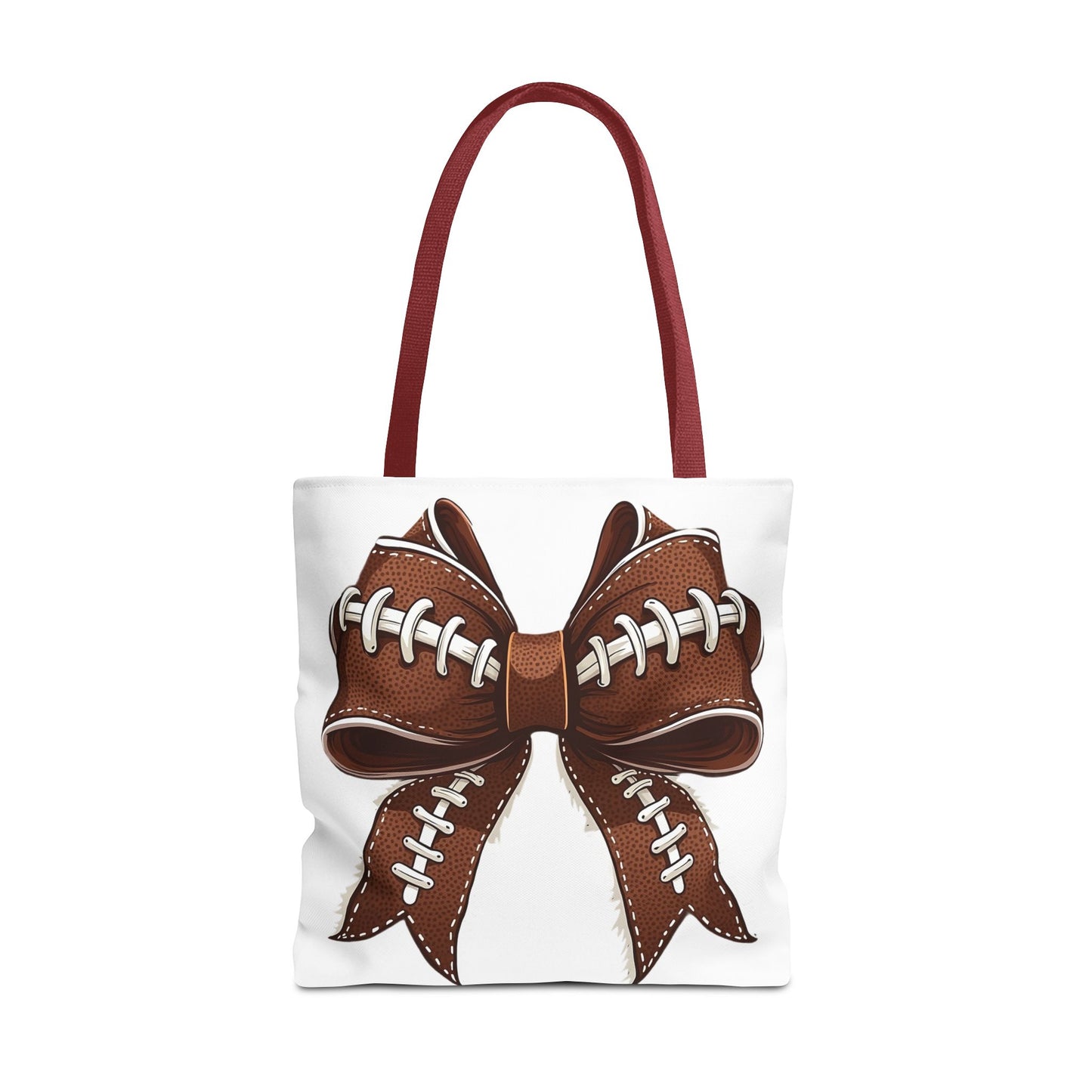 Football Bow Tote Bag