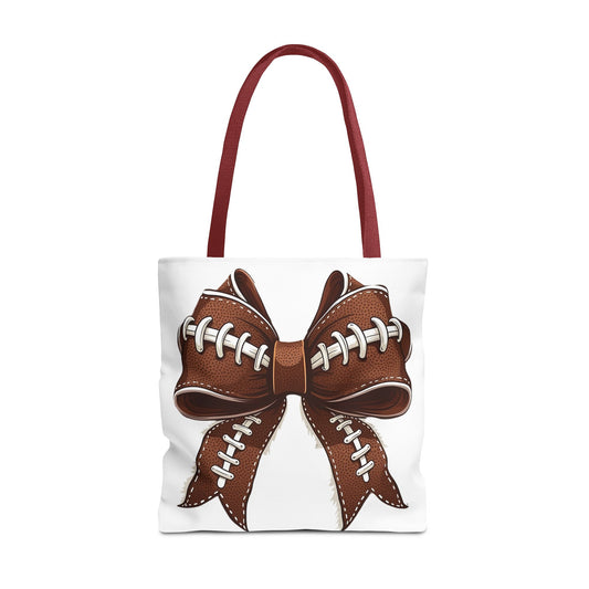 Football Bow Tote Bag