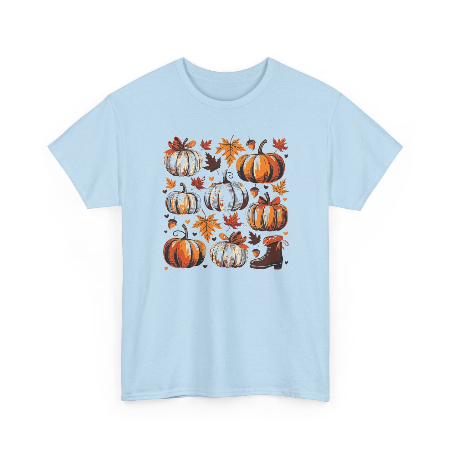 Pumpkin Patch & Autumn Leaves