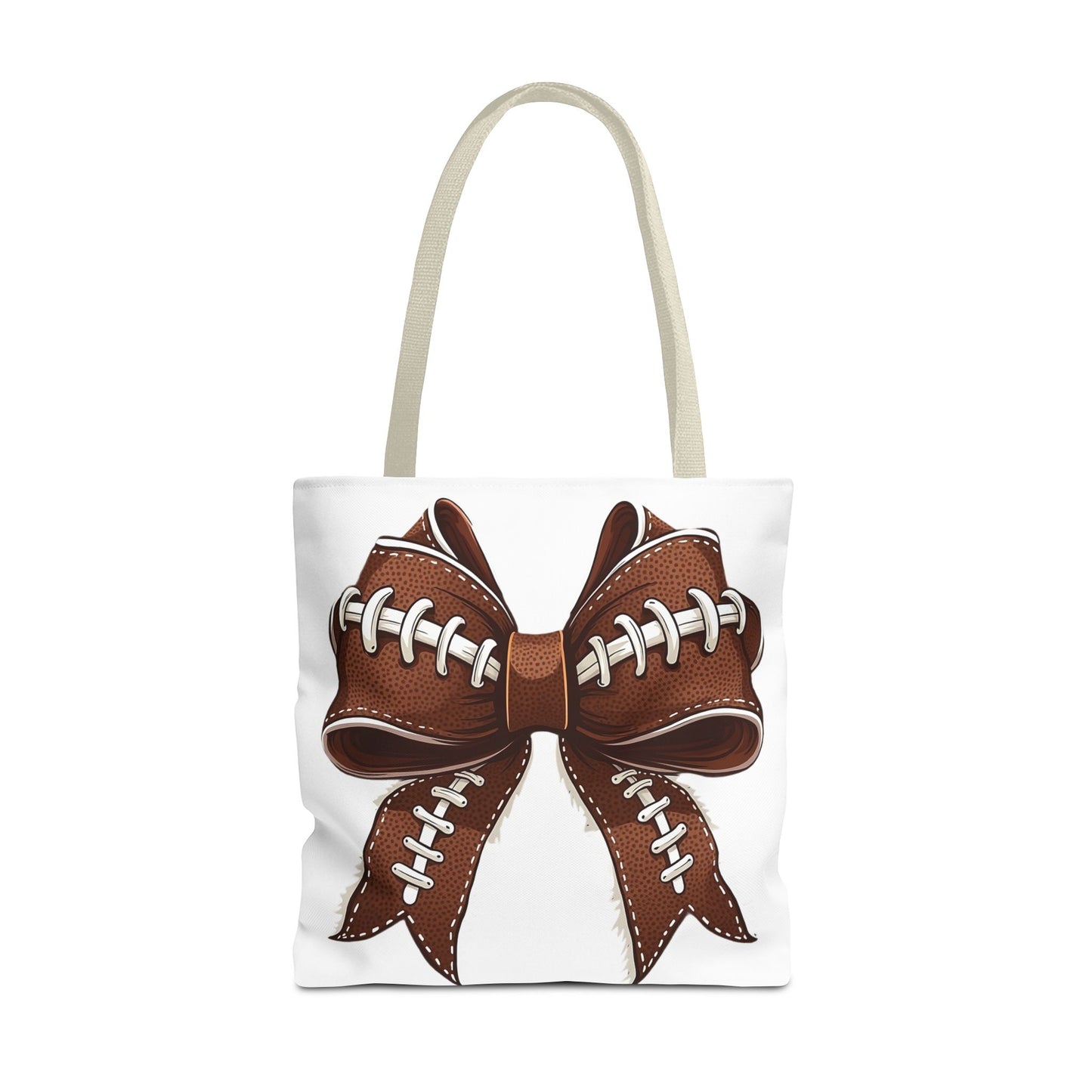 Football Bow Tote Bag