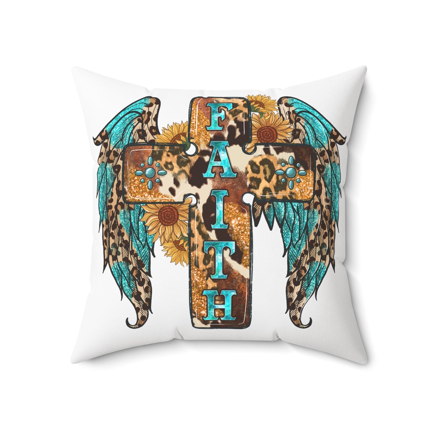 Spun Polyester Square Pillow