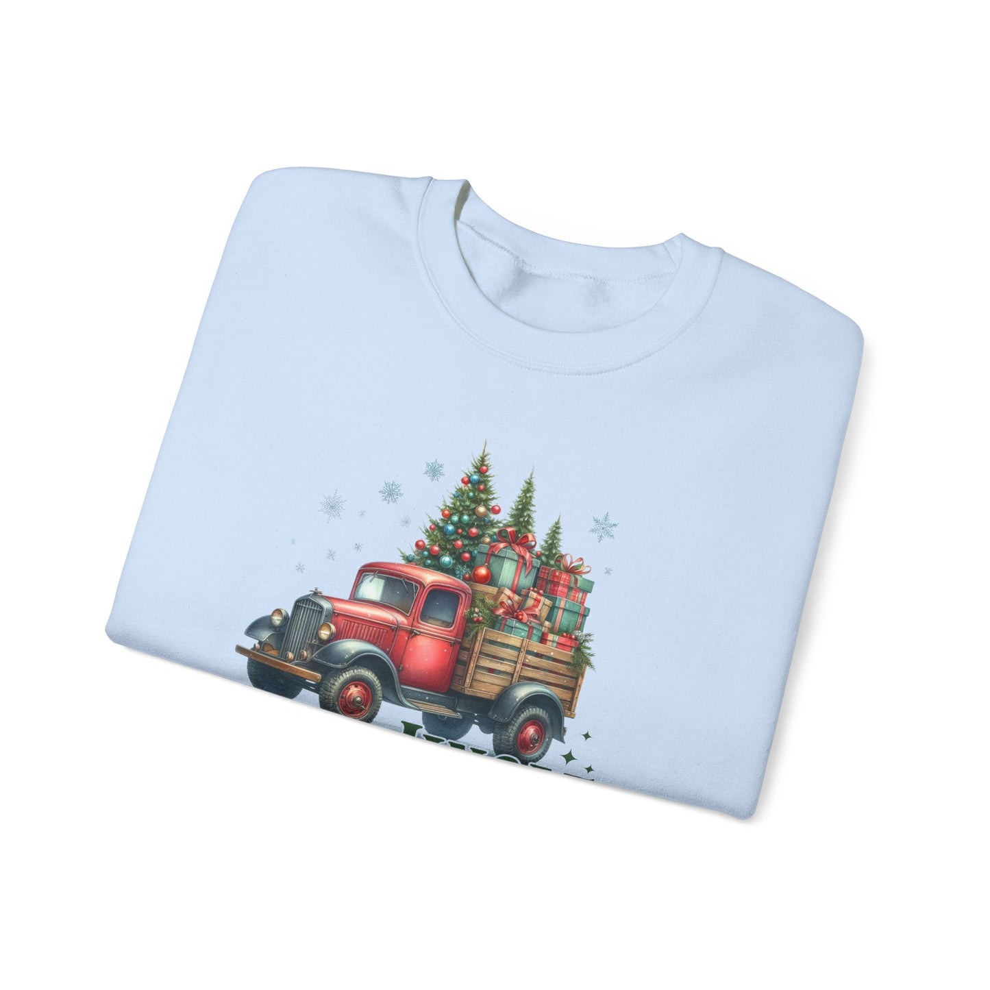 Jingle All the Way Sweatshirt - Cozy Heavy Blend Crewneck for Holiday Cheer