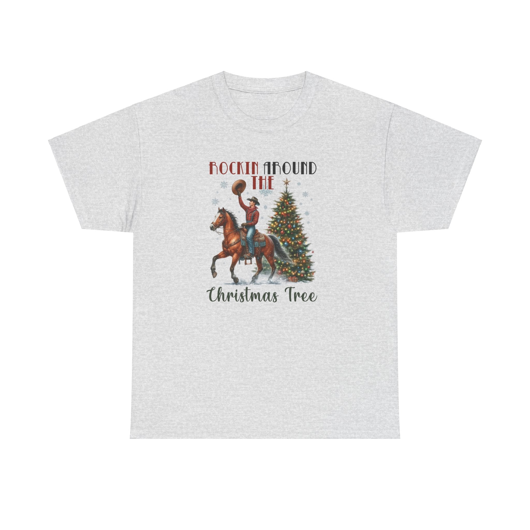 Rockin' Around the Christmas Tree Heavy Cotton Tee