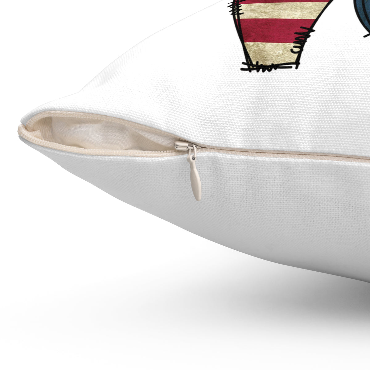 Love American Throw Pillow