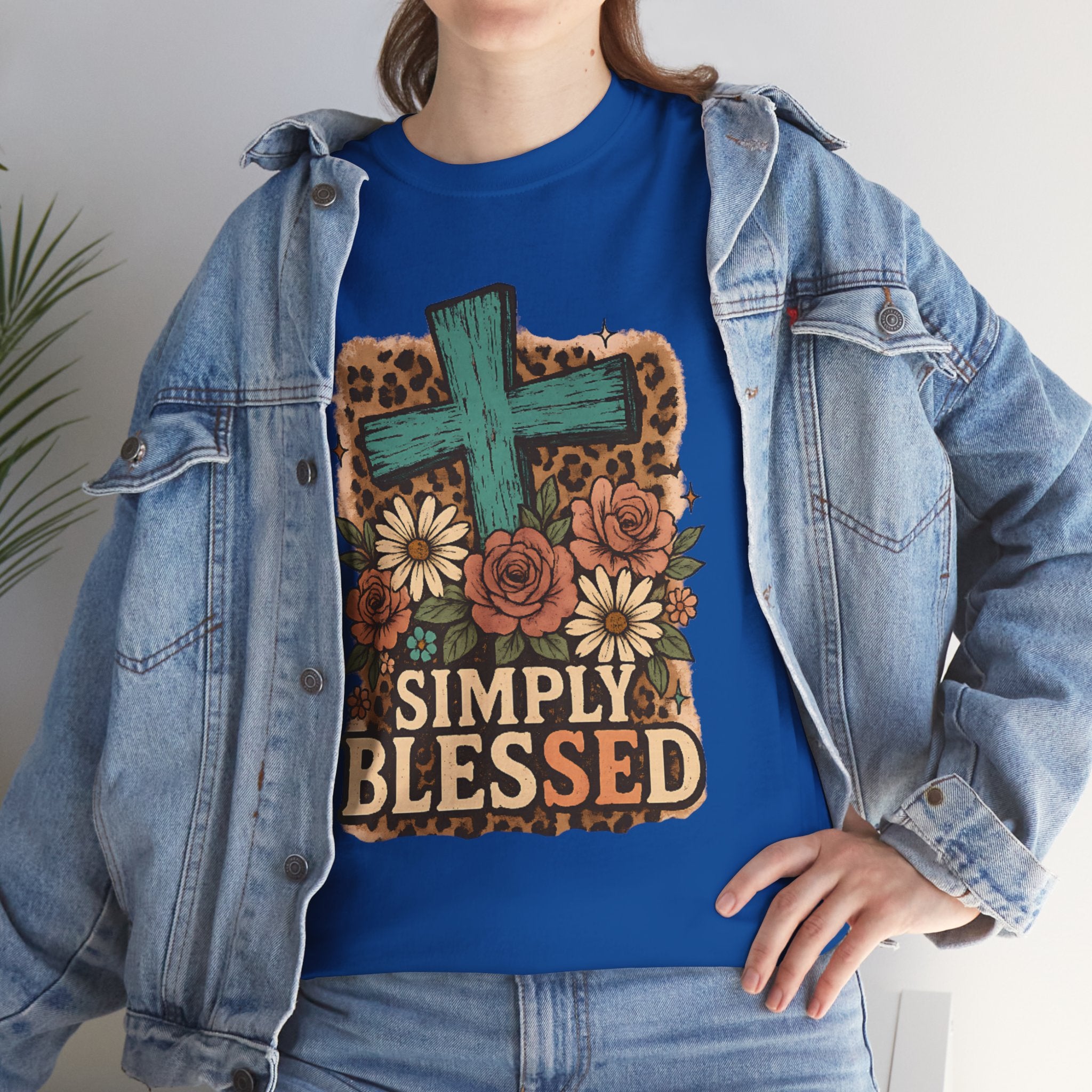 Simply Blessed Heavy Cotton Tee