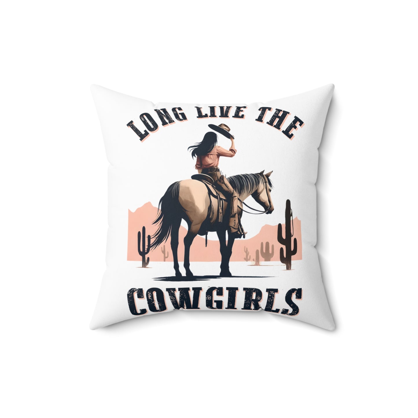 Spun Polyester Square Pillow
