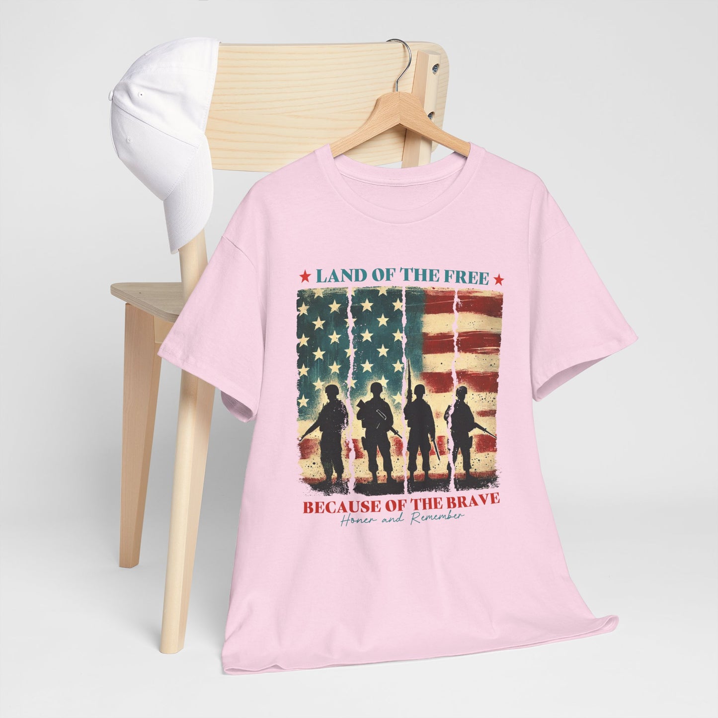 Land of the Free, Because of the Brave-Tee