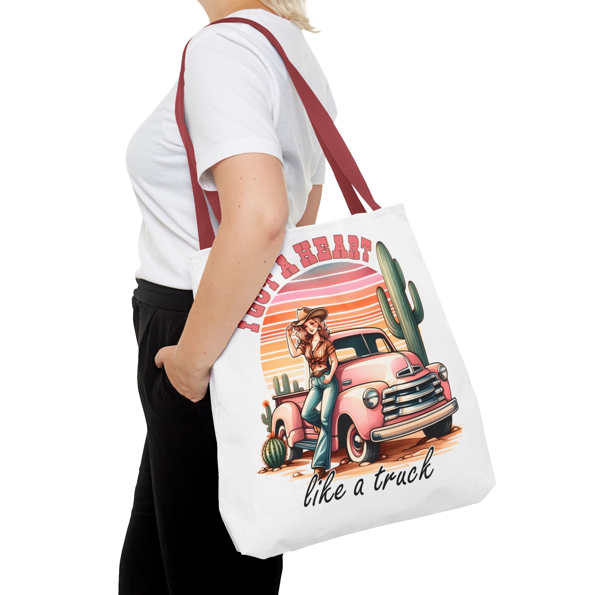 Heart Like a Truck Tote Bag
