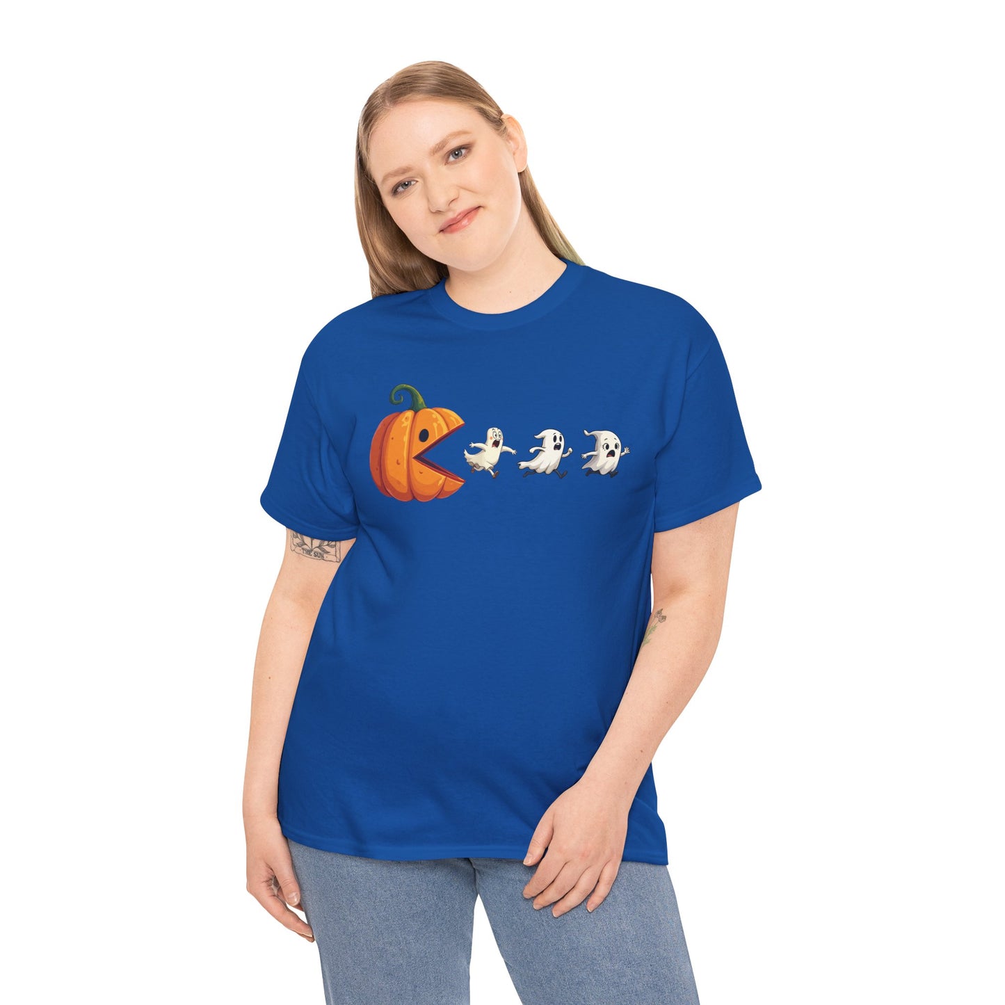 Playful Pumpkin Pac-Man Tee
