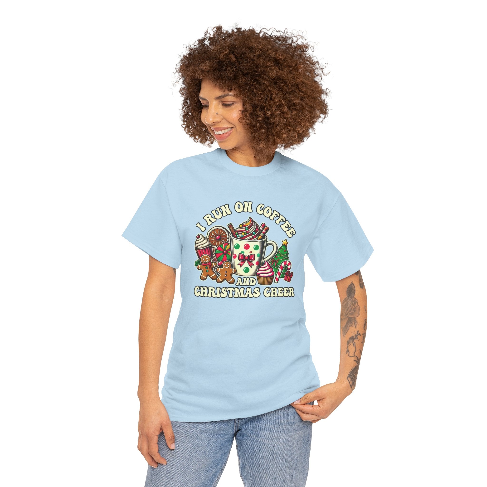 Funny Christmas Coffee Heavy Cotton Tee