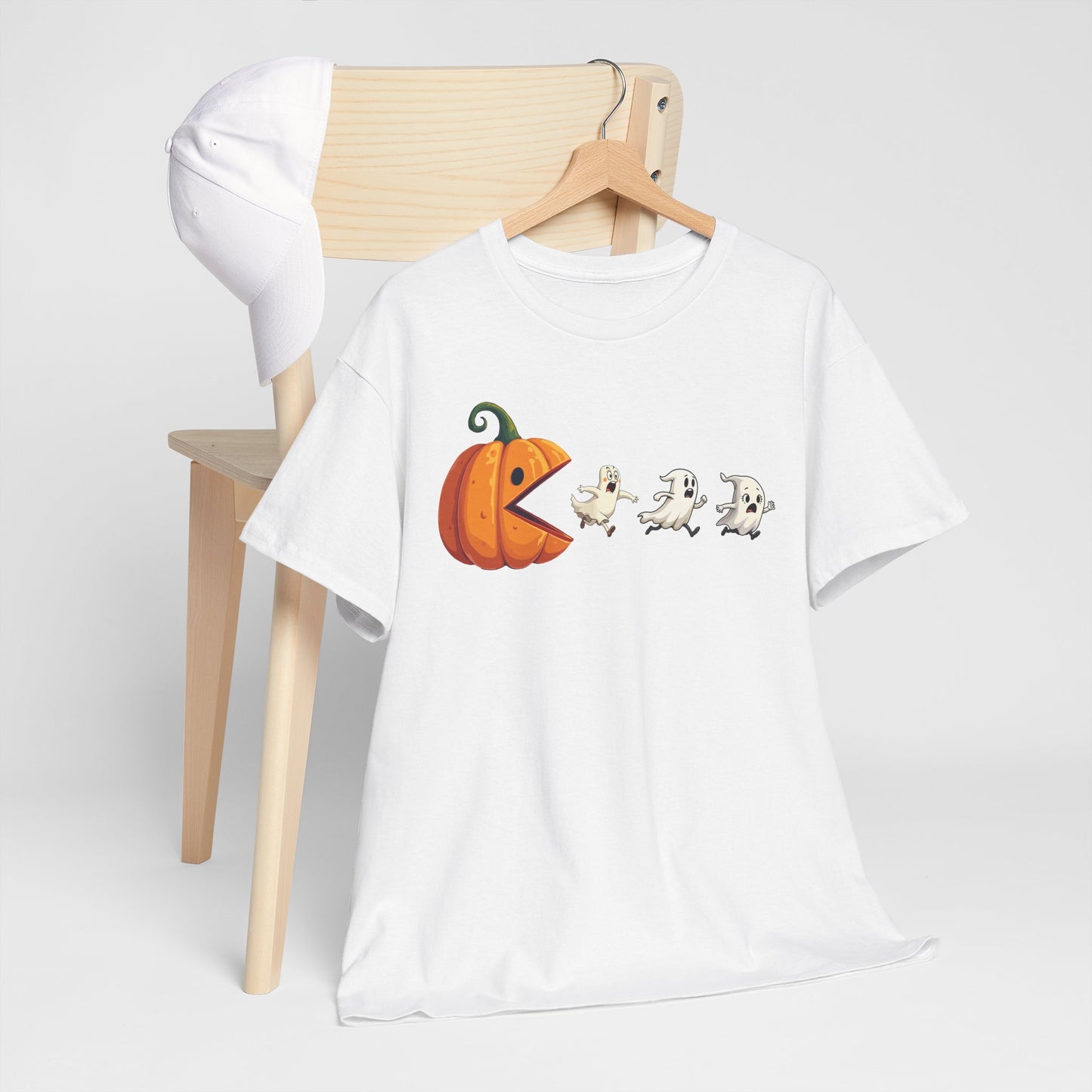 Playful Pumpkin Pac-Man Tee