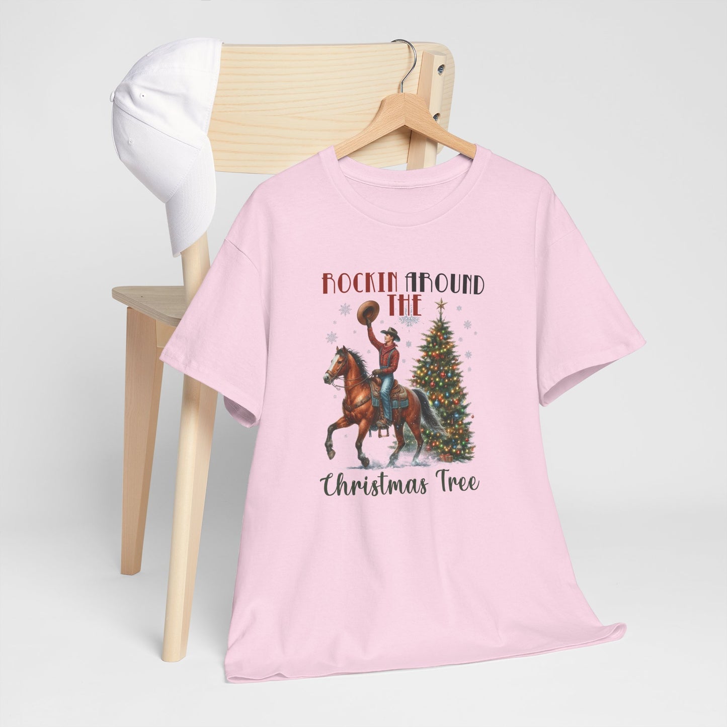 Rockin' Around the Christmas Tree Heavy Cotton Tee