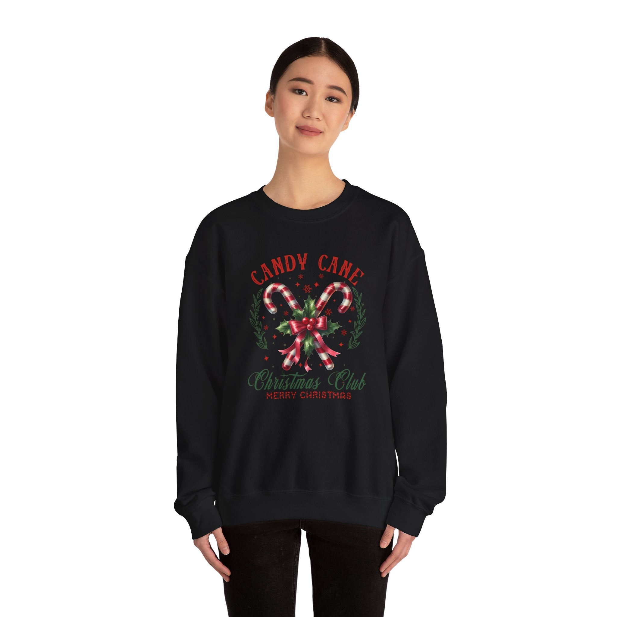 Candy Cane Christmas Club Sweatshirt - Heavy Blend™ Crewneck