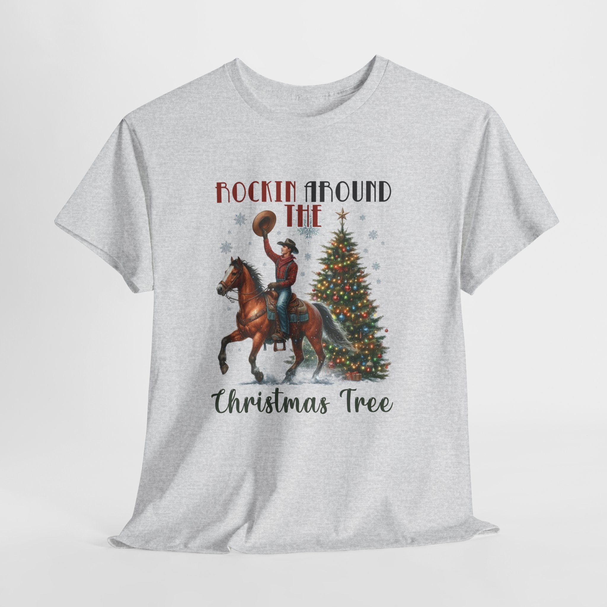 Rockin' Around the Christmas Tree Heavy Cotton Tee