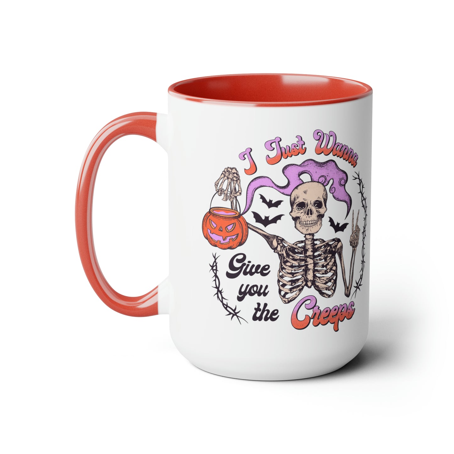 Two-Tone Coffee Mugs, 15oz