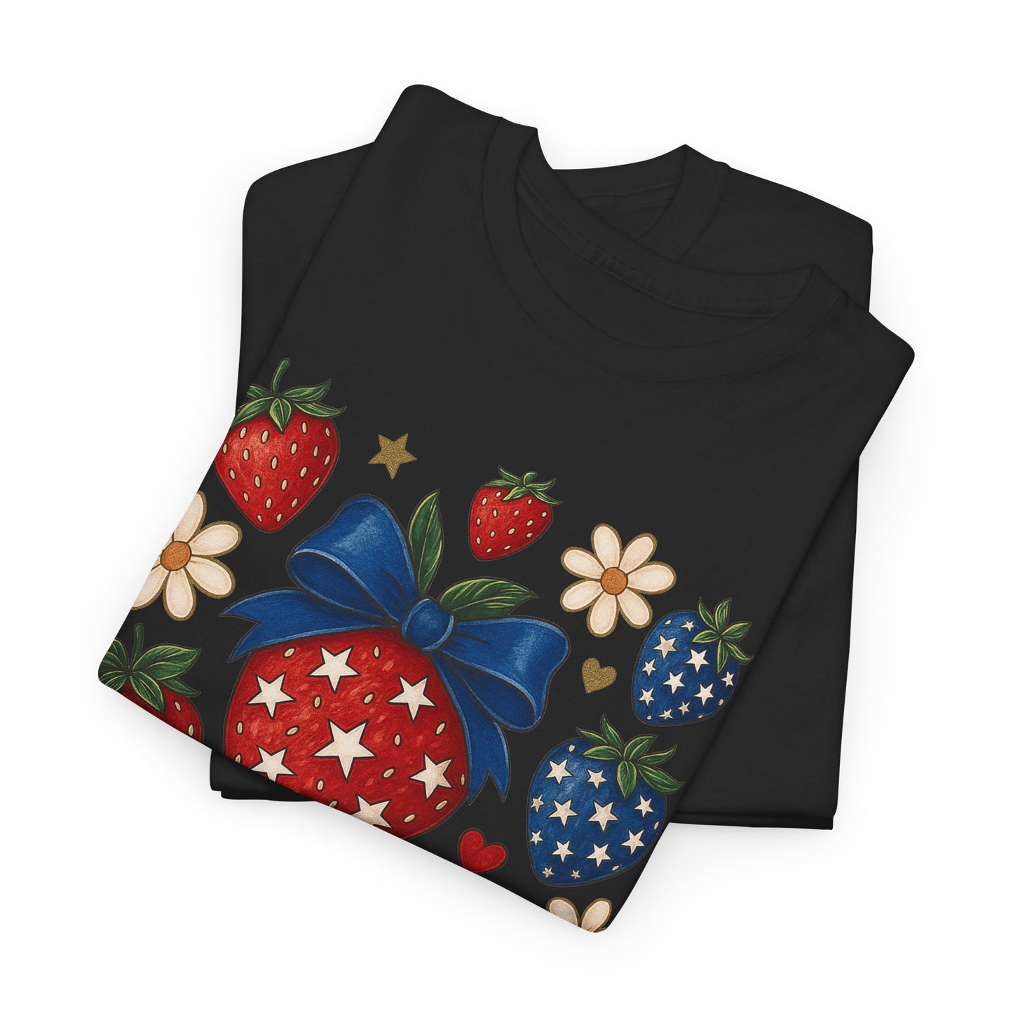 Patriotic Strawberry Tee