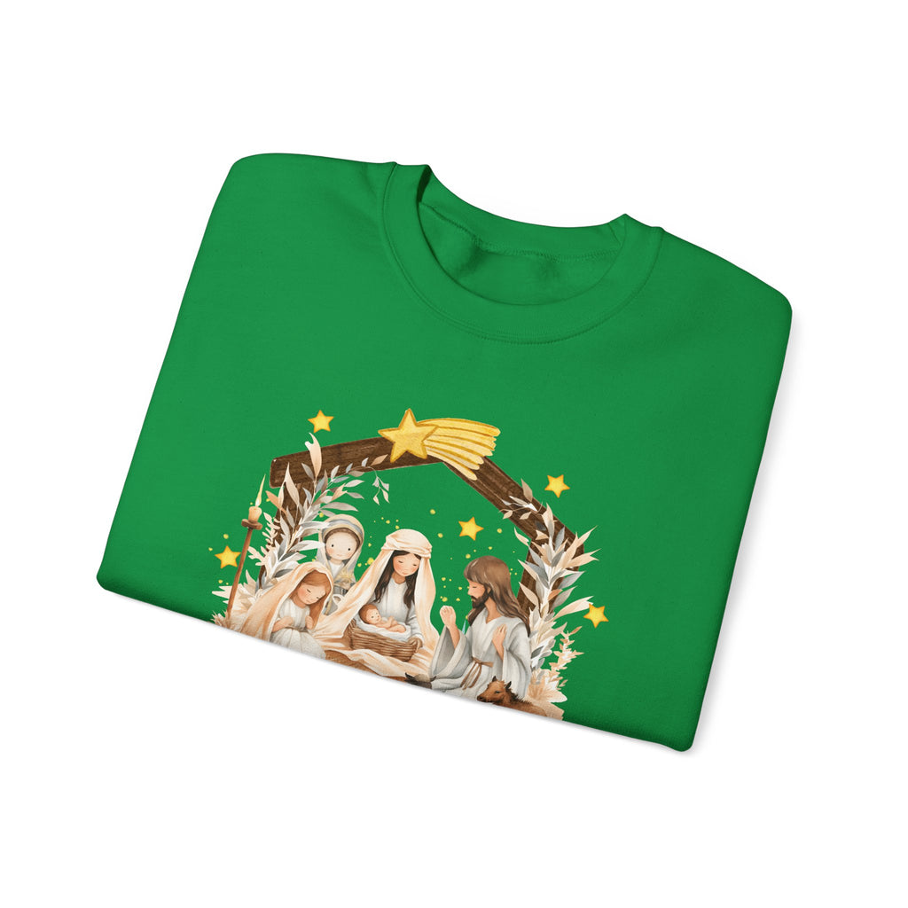 Christmas Nativity Crewneck Sweatshirt - "The Greatest Gift of All"