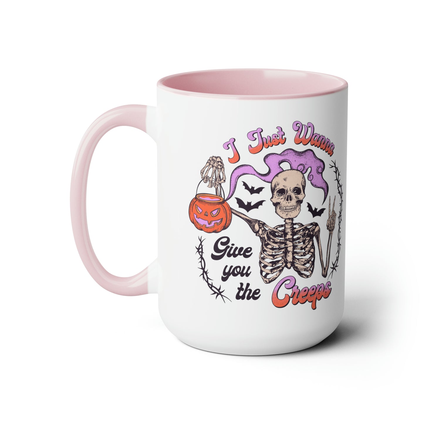 Two-Tone Coffee Mugs, 15oz