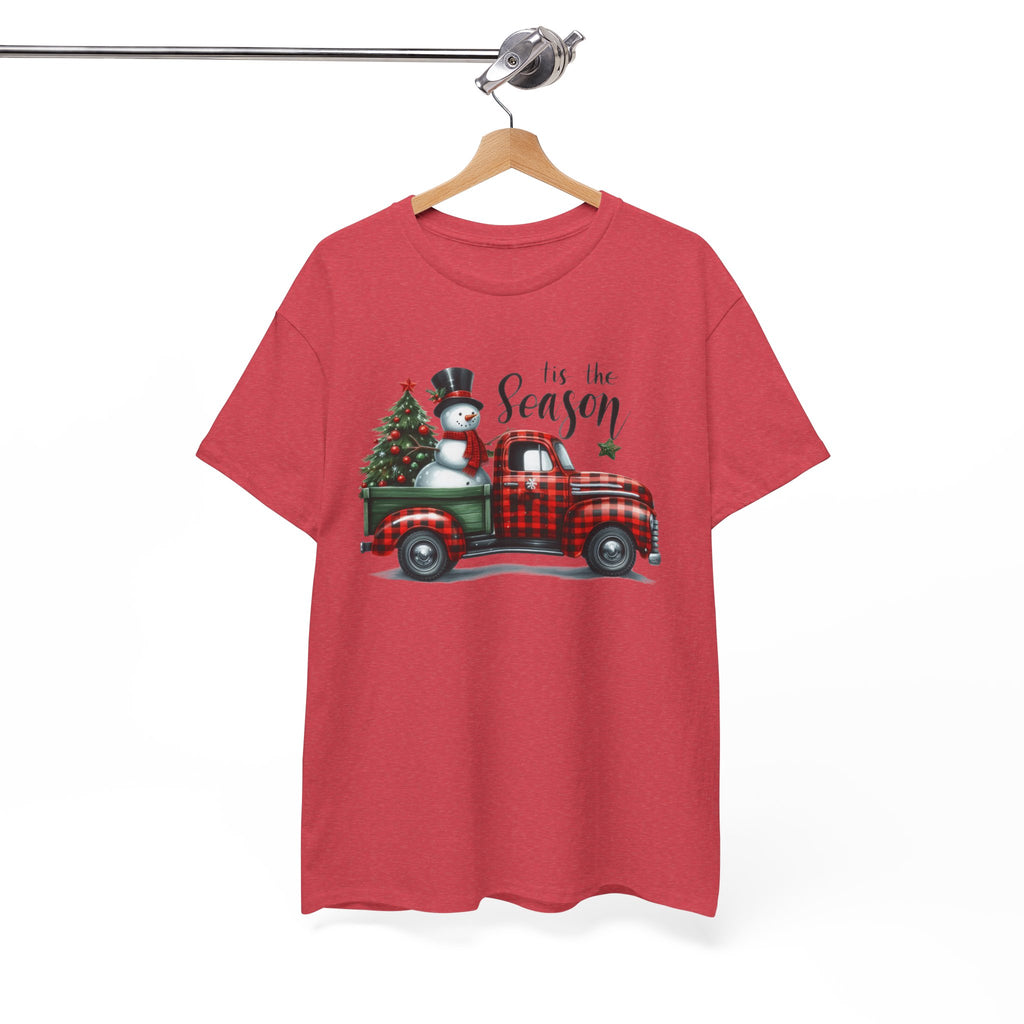 "Tis the Season" Heavy Cotton Tee - Festive Holiday Shirt