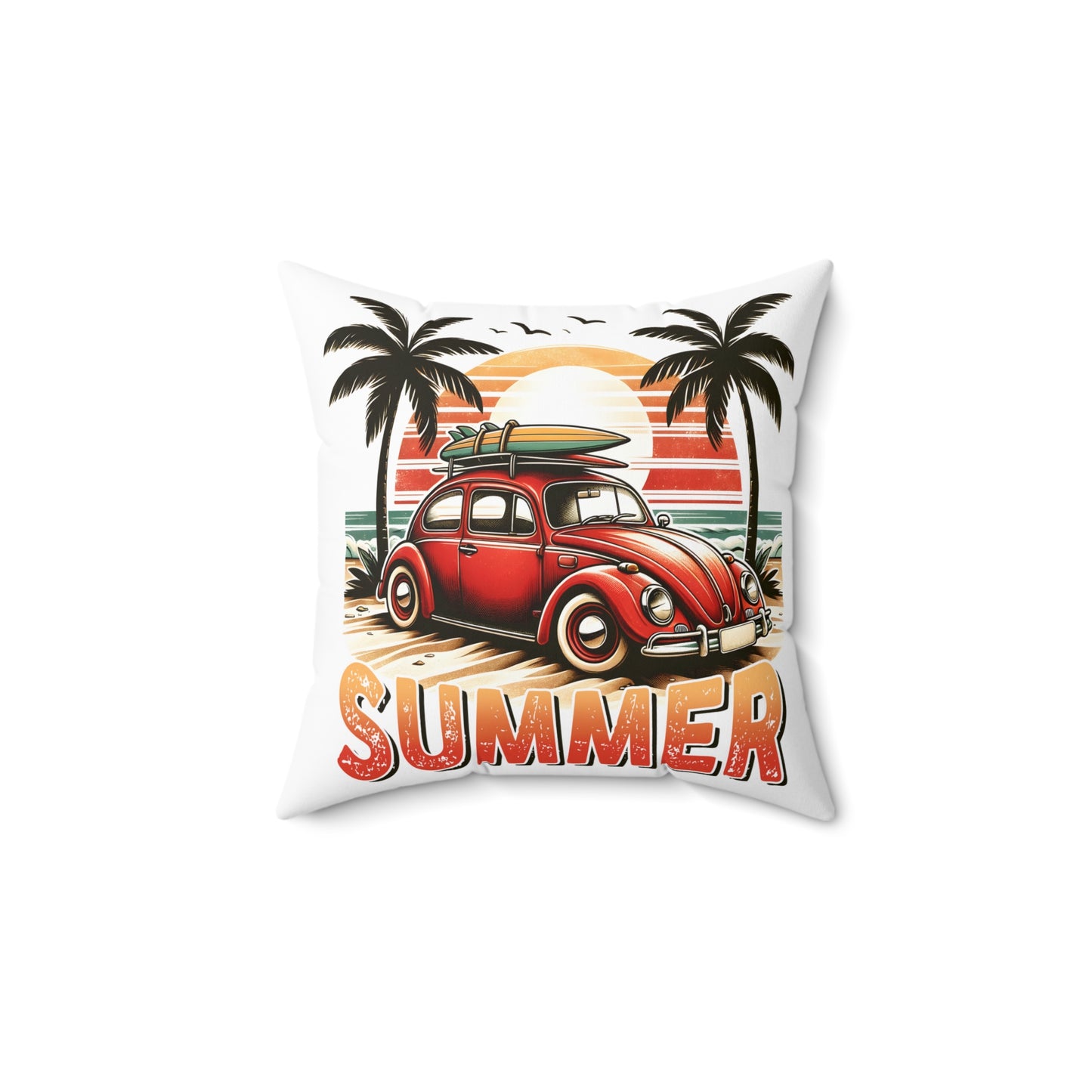 Spun Polyester Square Pillow