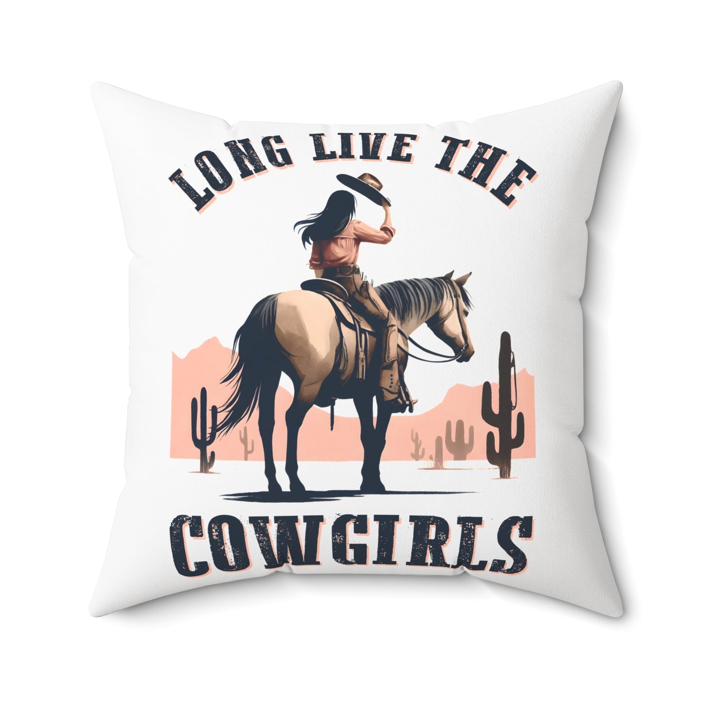 Spun Polyester Square Pillow