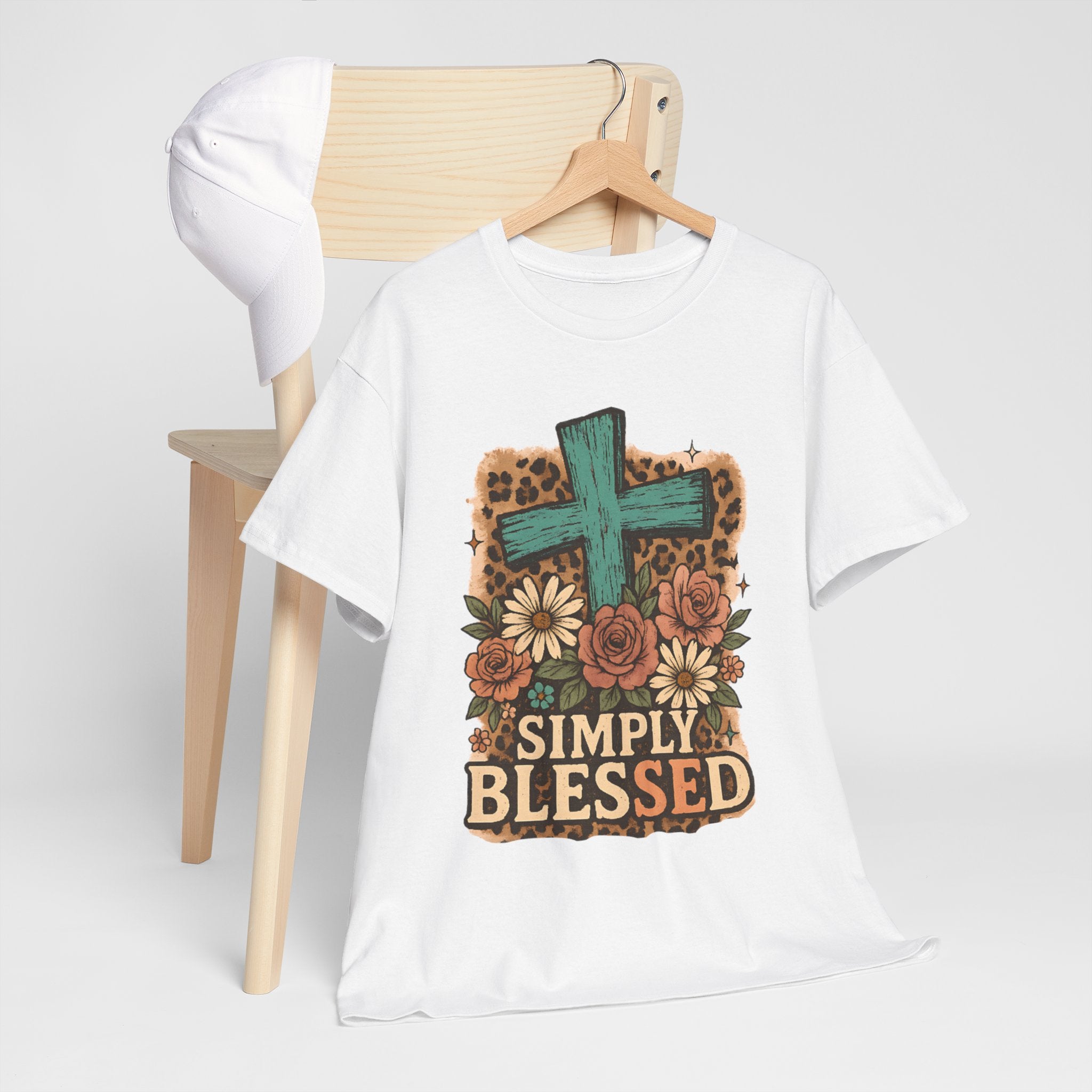 Simply Blessed Heavy Cotton Tee