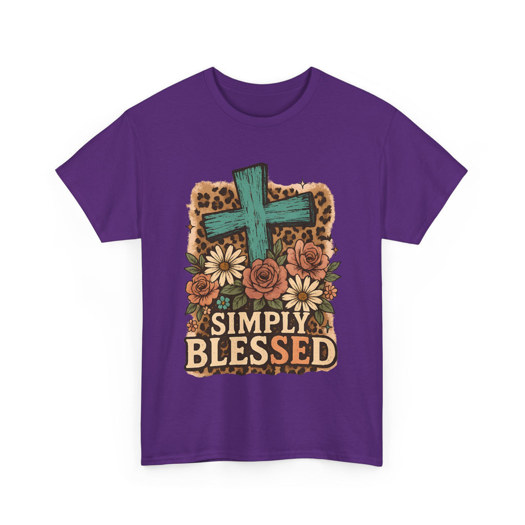 Simply Blessed Heavy Cotton Tee