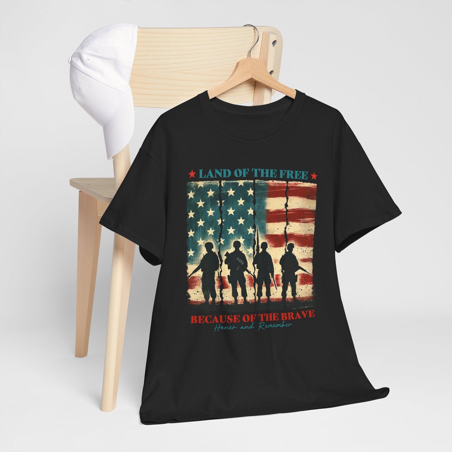 Land of the Free, Because of the Brave-Tee