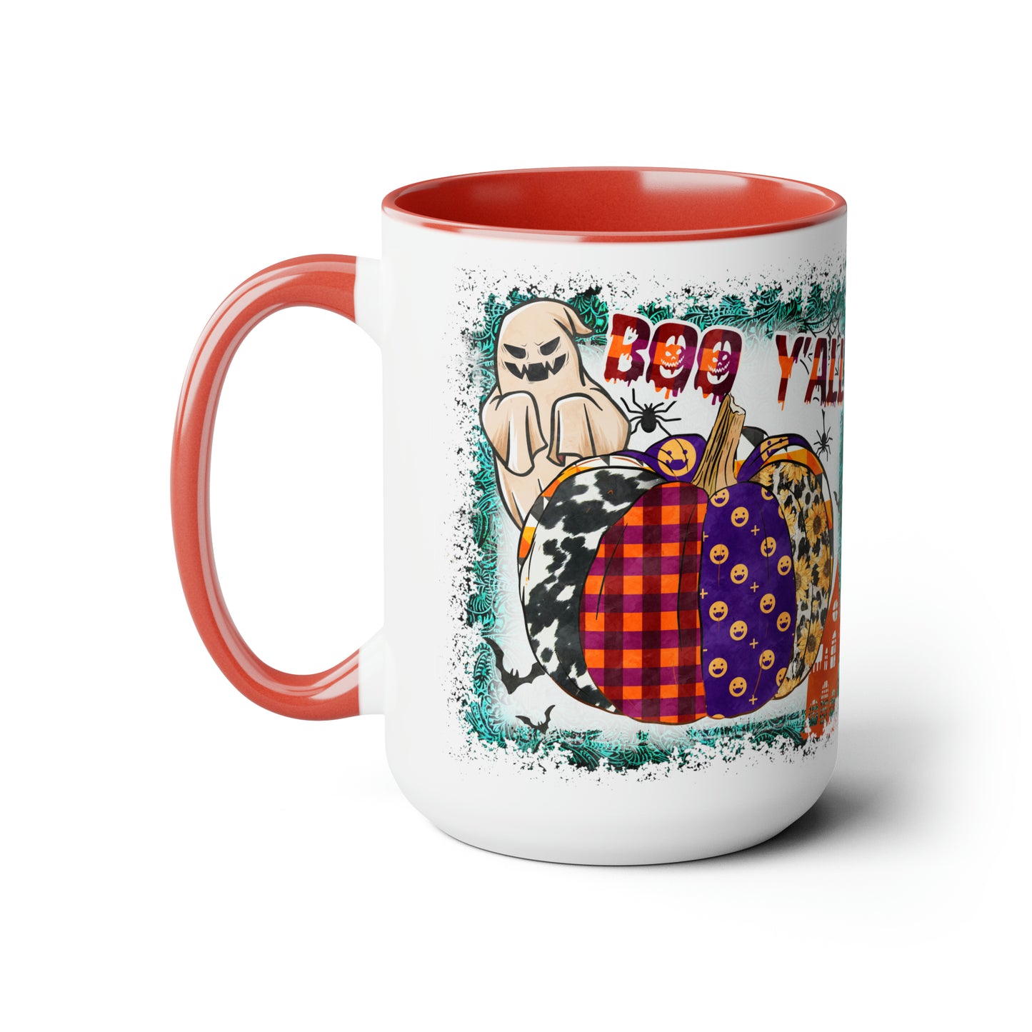 Two-Tone Coffee Mugs, 15oz