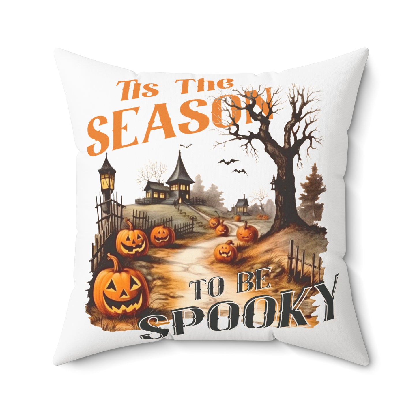 Spun Polyester Square Pillow