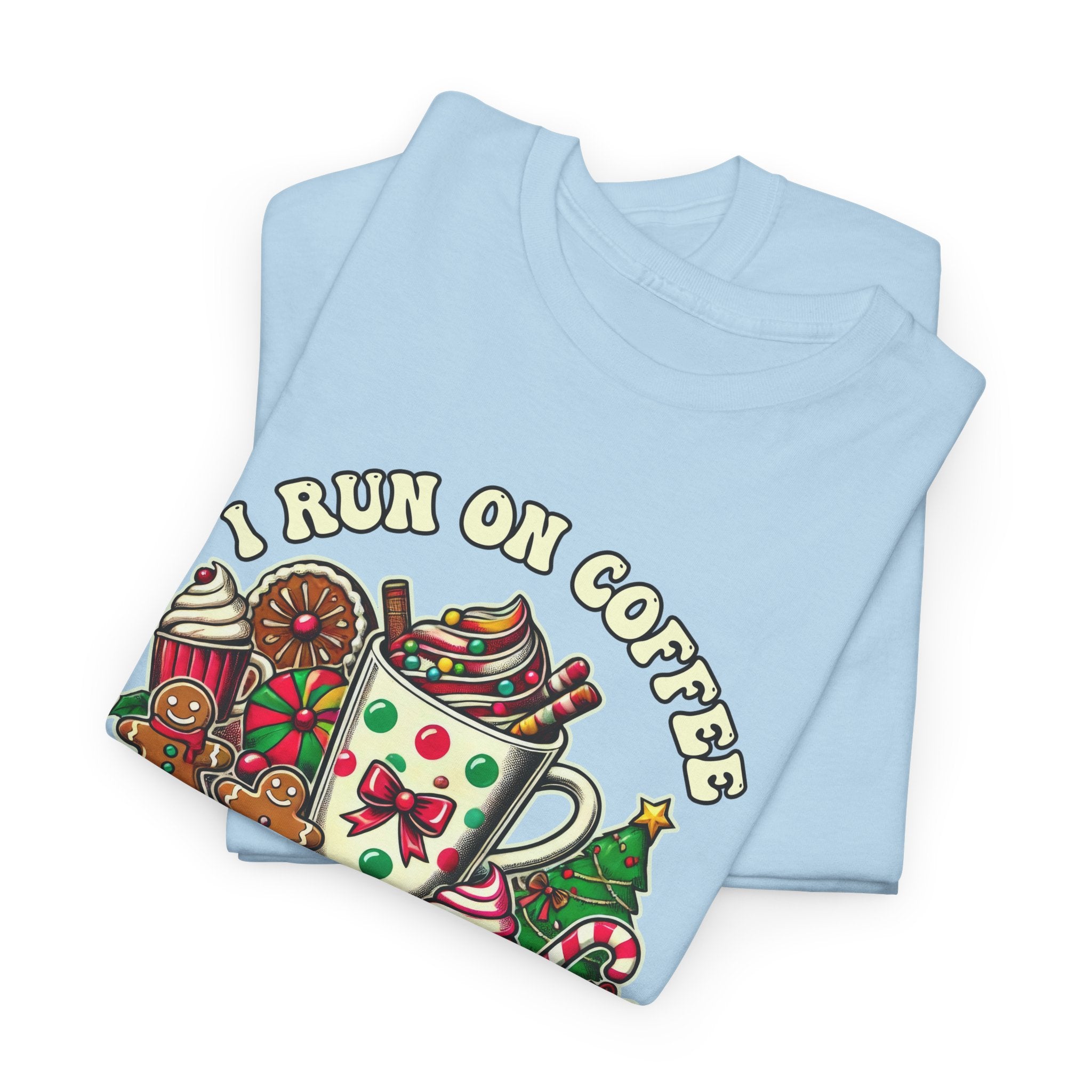 Funny Christmas Coffee Heavy Cotton Tee