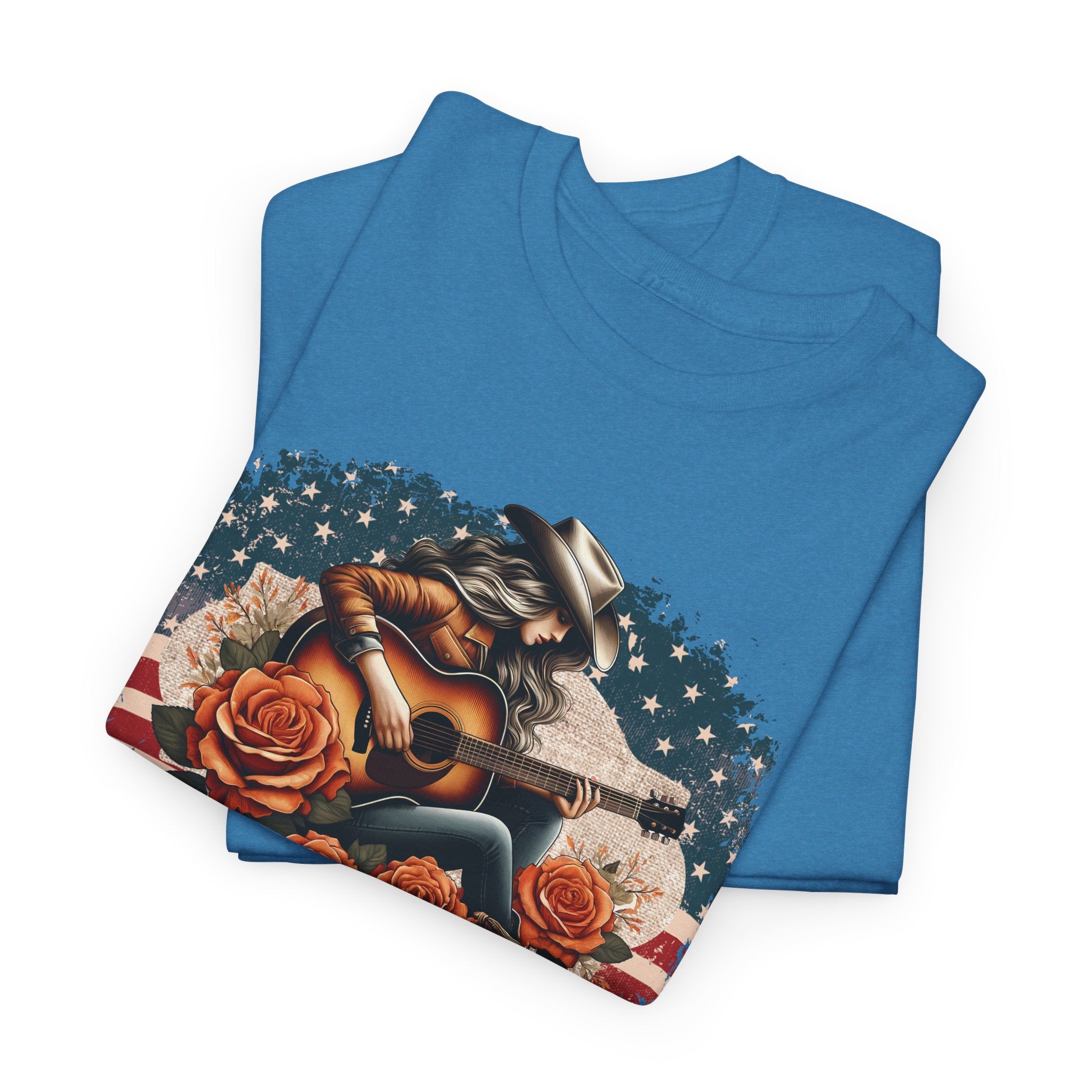 Country Music American Flag Tee