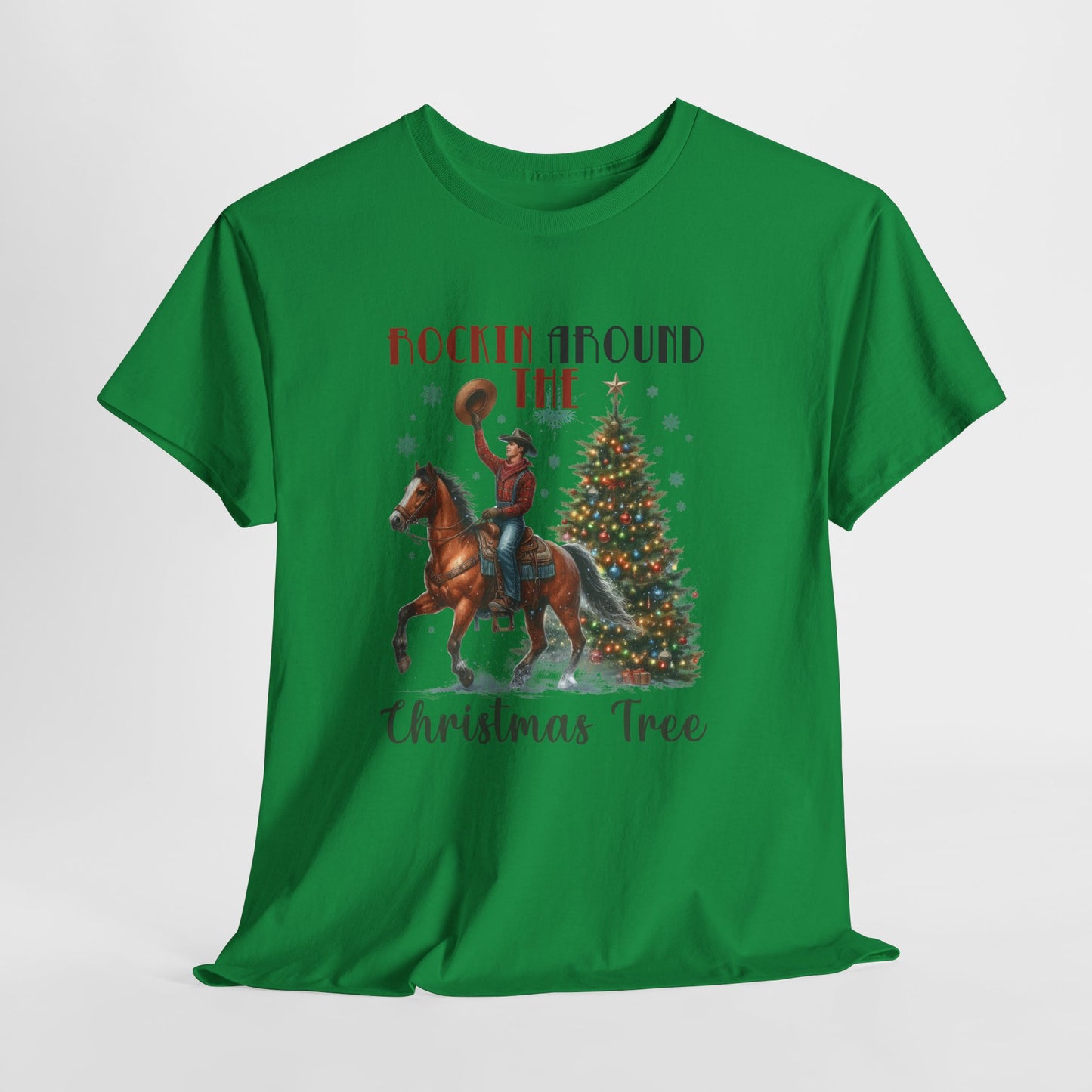 Rockin' Around the Christmas Tree Heavy Cotton Tee