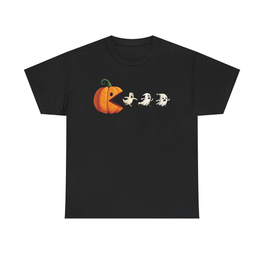 Playful Pumpkin Pac-Man Tee