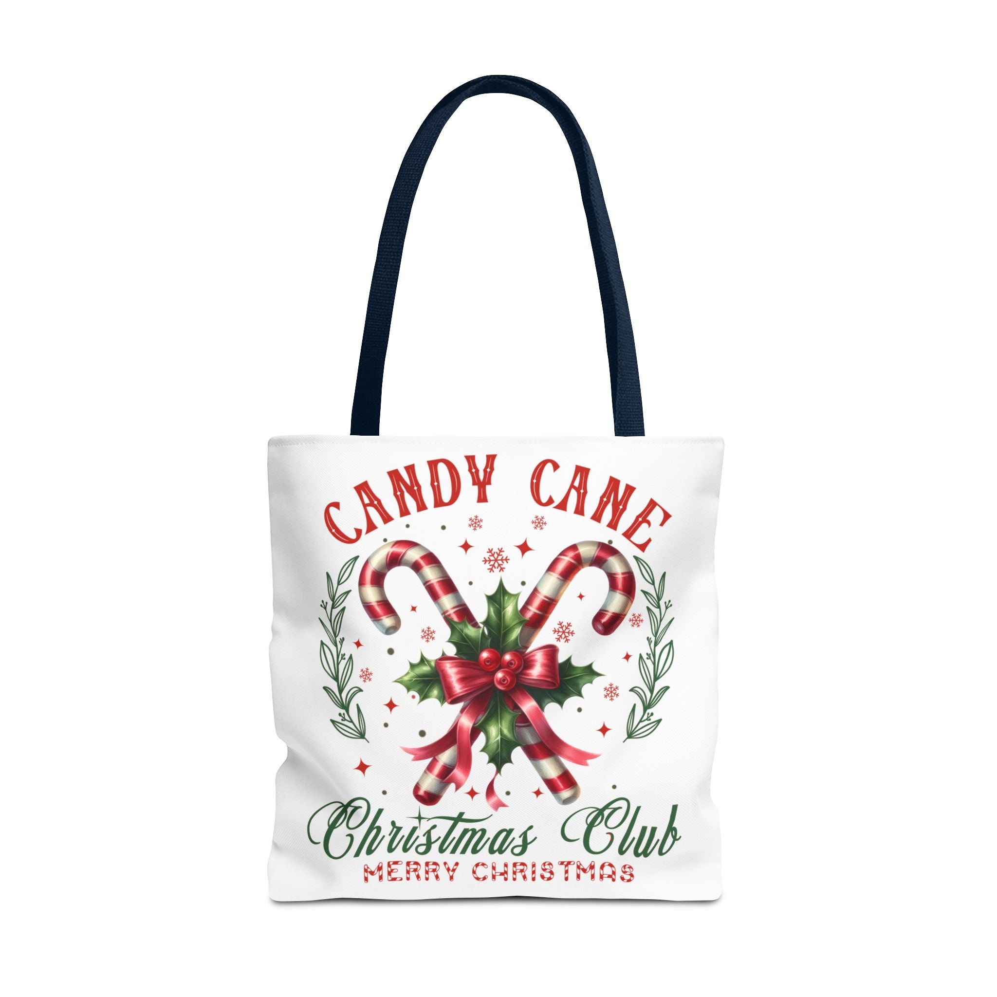 Christmas Candy Cane Tote Bag - Merry Christmas Club
