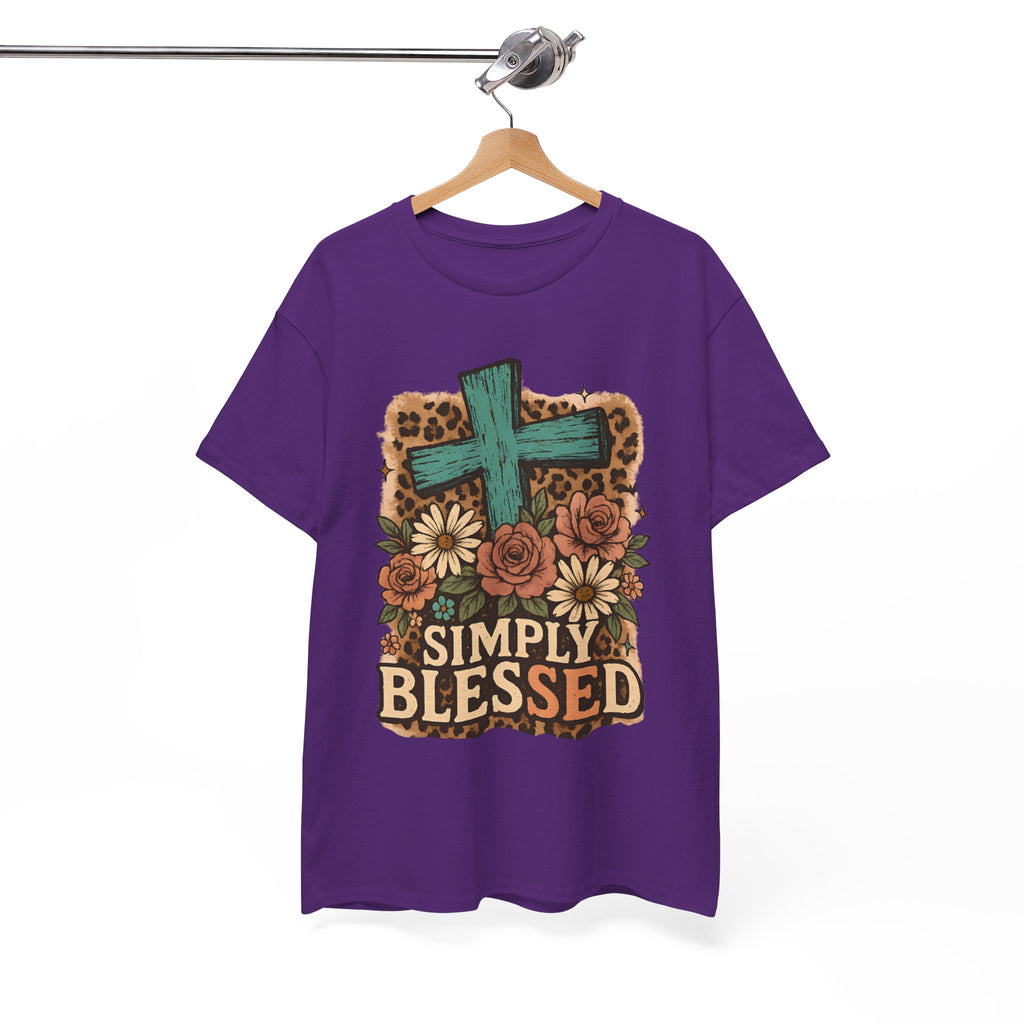 Simply Blessed Heavy Cotton Tee