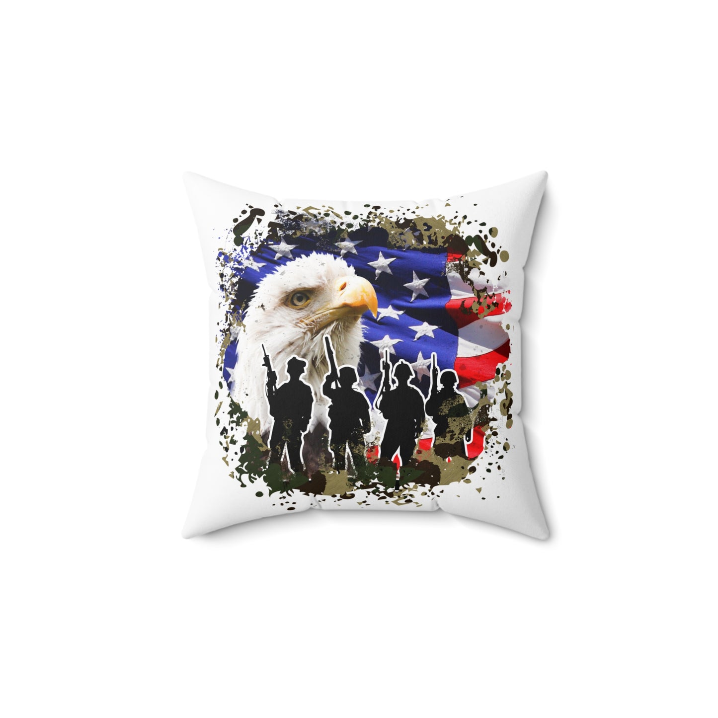 American Eagle Throw Pillow