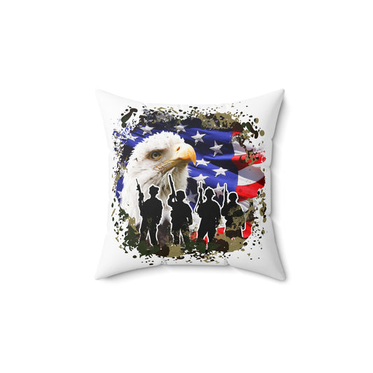 American Eagle Throw Pillow