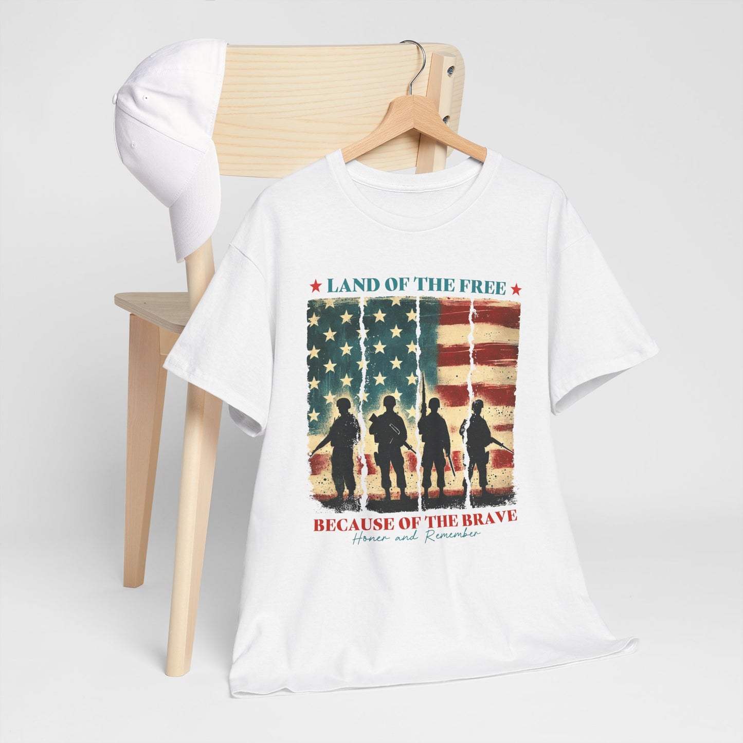 Land of the Free, Because of the Brave-Tee