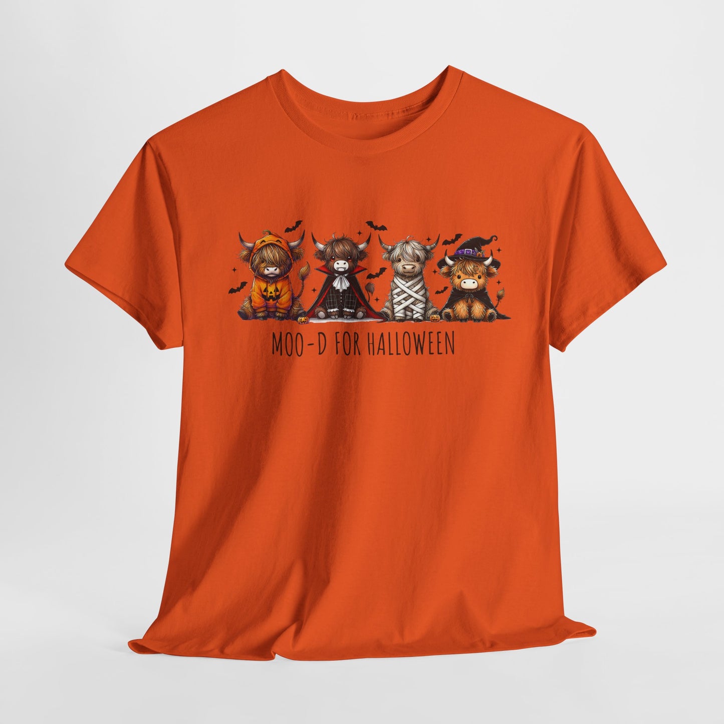 Moo-d for Halloween Cotton Tee