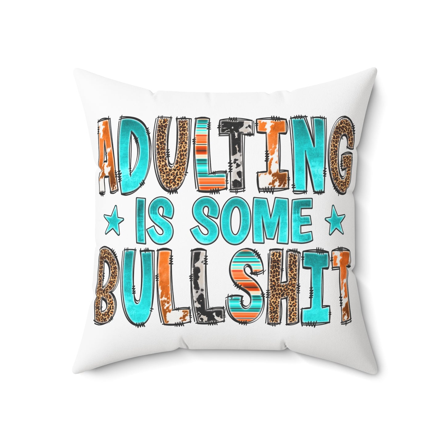 Spun Polyester Square Pillow