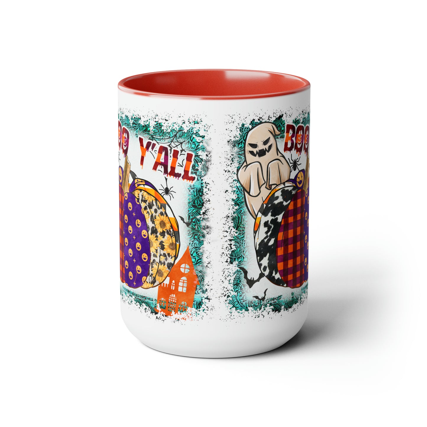 Two-Tone Coffee Mugs, 15oz