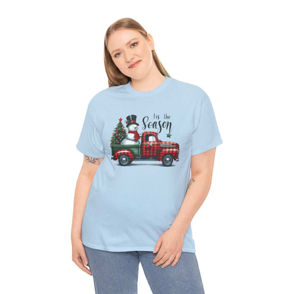 "Tis the Season" Heavy Cotton Tee - Festive Holiday Shirt